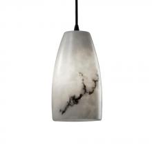 Justice Design Group FAL-8816-28-MBLK - Small 1-Light Pendant