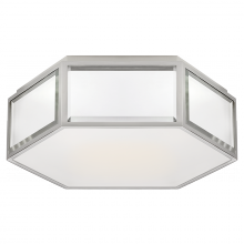  KS 4120MIR/PN-FG - Bradford Small Hexagonal Flush Mount