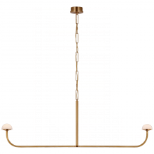  KW 5625AB-ALB - Pedra 56" Linear Chandelier