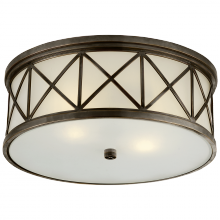  SK 4011BZ-FG - Montpelier Large Flush Mount