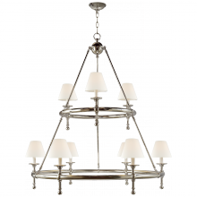  SL 5813PN-L - Classic Two-Tier Ring Chandelier