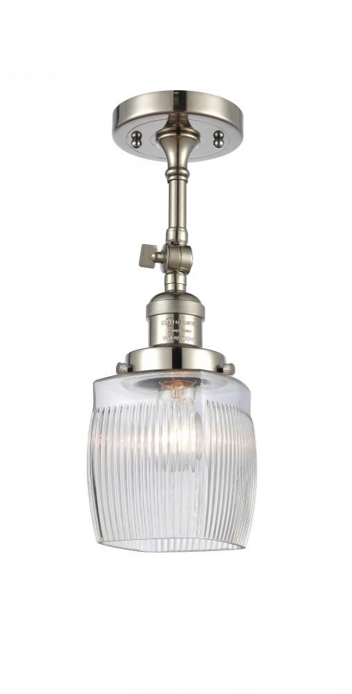 Colton - 1 Light - 6 inch - Polished Nickel - Semi-Flush Mount