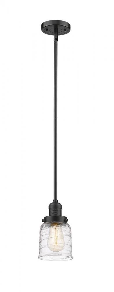 Bell - 1 Light - 5 inch - Oil Rubbed Bronze - Stem Hung - Mini Pendant