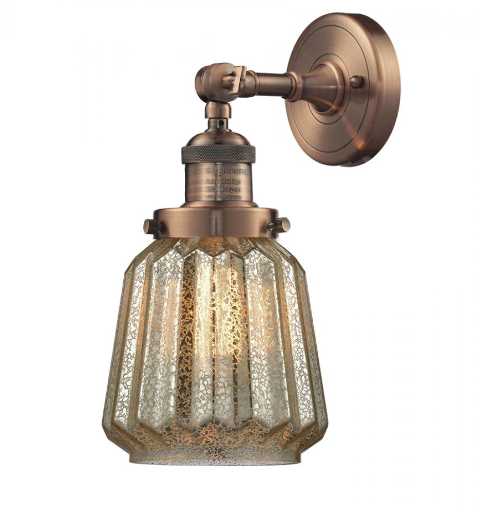 Chatham - 1 Light - 7 inch - Antique Copper - Sconce