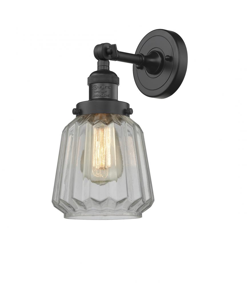 Chatham - 1 Light - 7 inch - Matte Black - Sconce