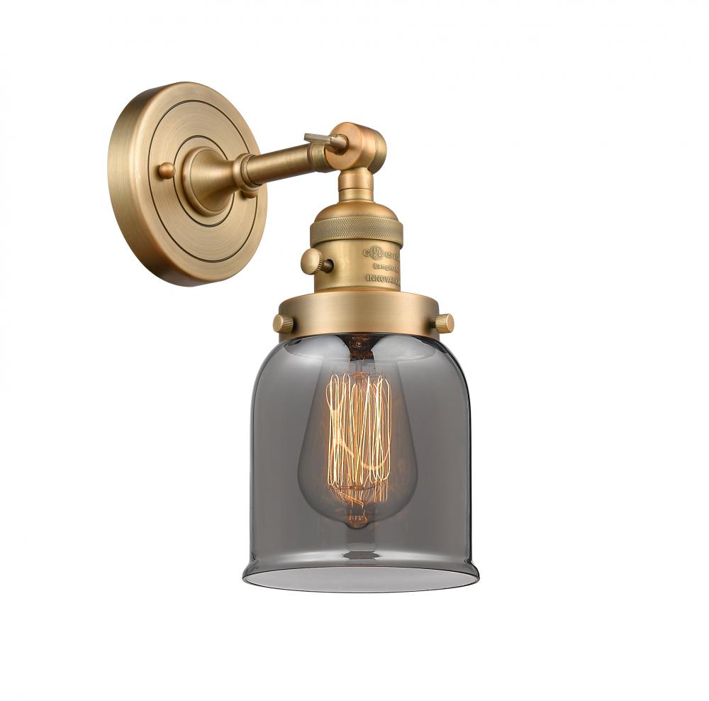 Bell - 1 Light - 5 inch - Brushed Brass - Sconce