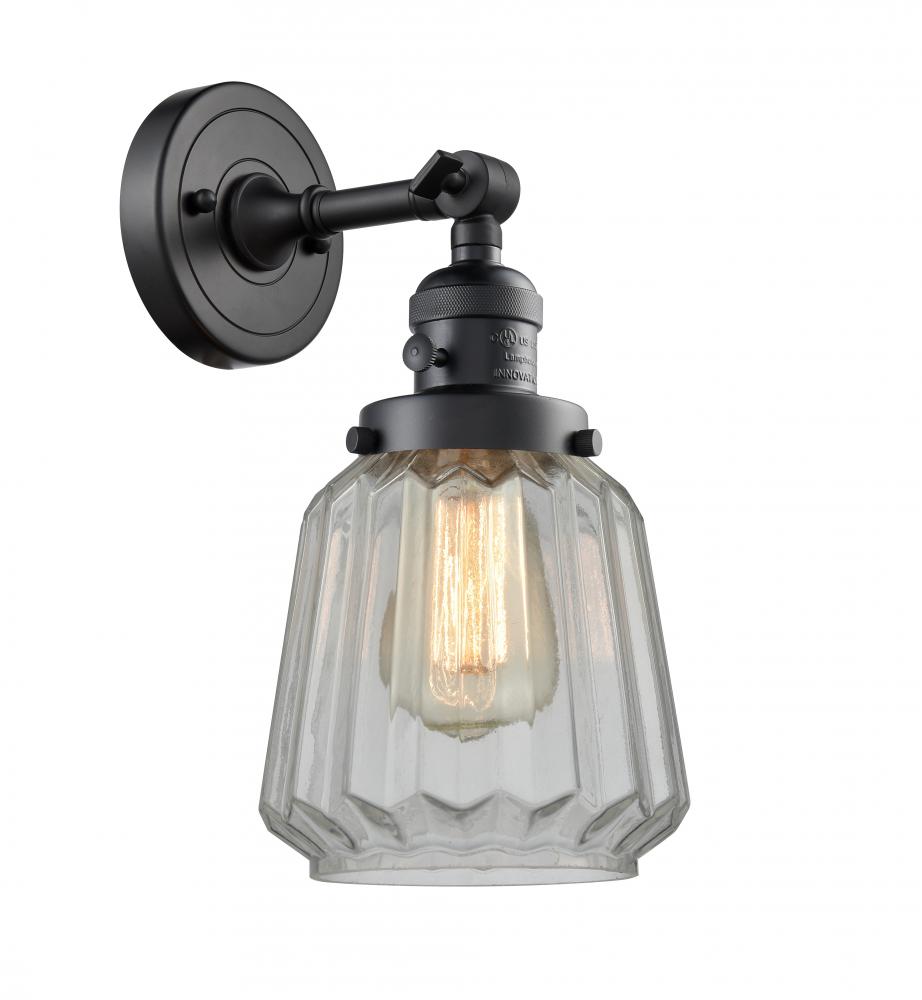 Chatham - 1 Light - 7 inch - Matte Black - Sconce