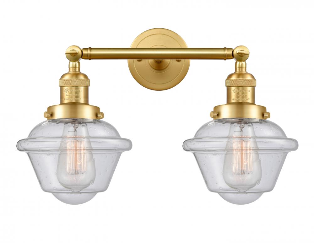 Oxford - 2 Light - 17 inch - Satin Gold - Bath Vanity Light