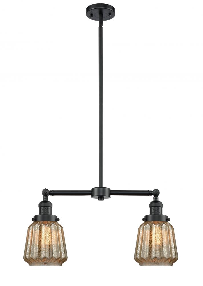 Chatham - 2 Light - 21 inch - Oil Rubbed Bronze - Stem Hung - Island Light