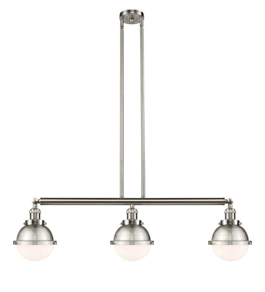 Hampden - 3 Light - 40 inch - Brushed Satin Nickel - Stem Hung - Island Light