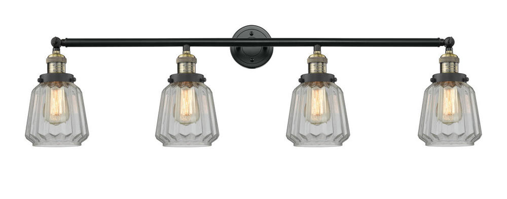 Chatham - 4 Light - 42 inch - Black Antique Brass - Bath Vanity Light