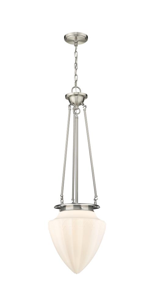 Beacon - 1 Light - 14 inch - Satin Nickel - Chain Hung - Pendant