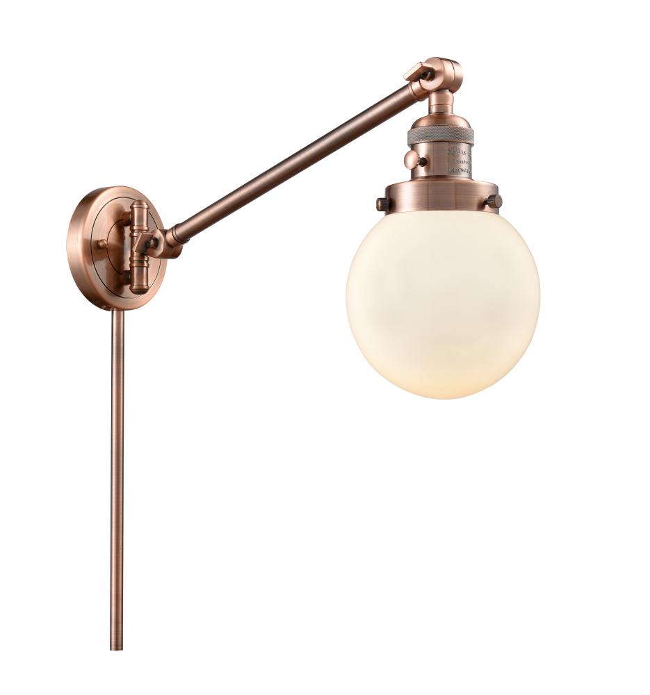 Beacon - 1 Light - 6 inch - Antique Copper - Swing Arm