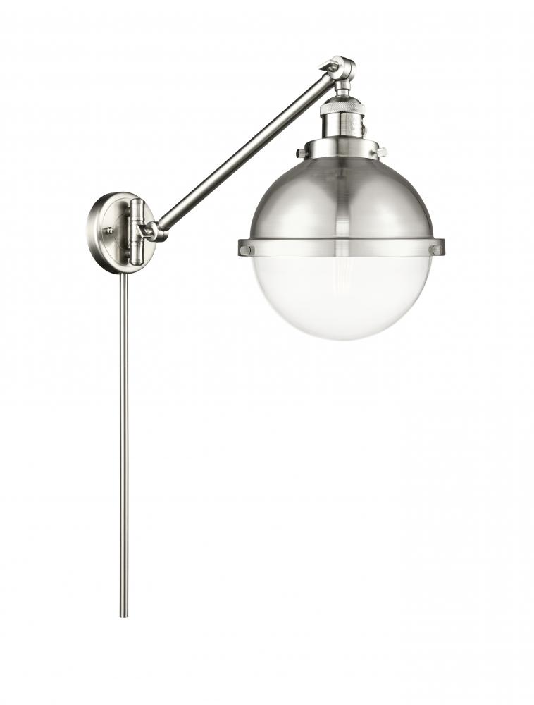 Hampden - 1 Light - 9 inch - Brushed Satin Nickel - Swing Arm