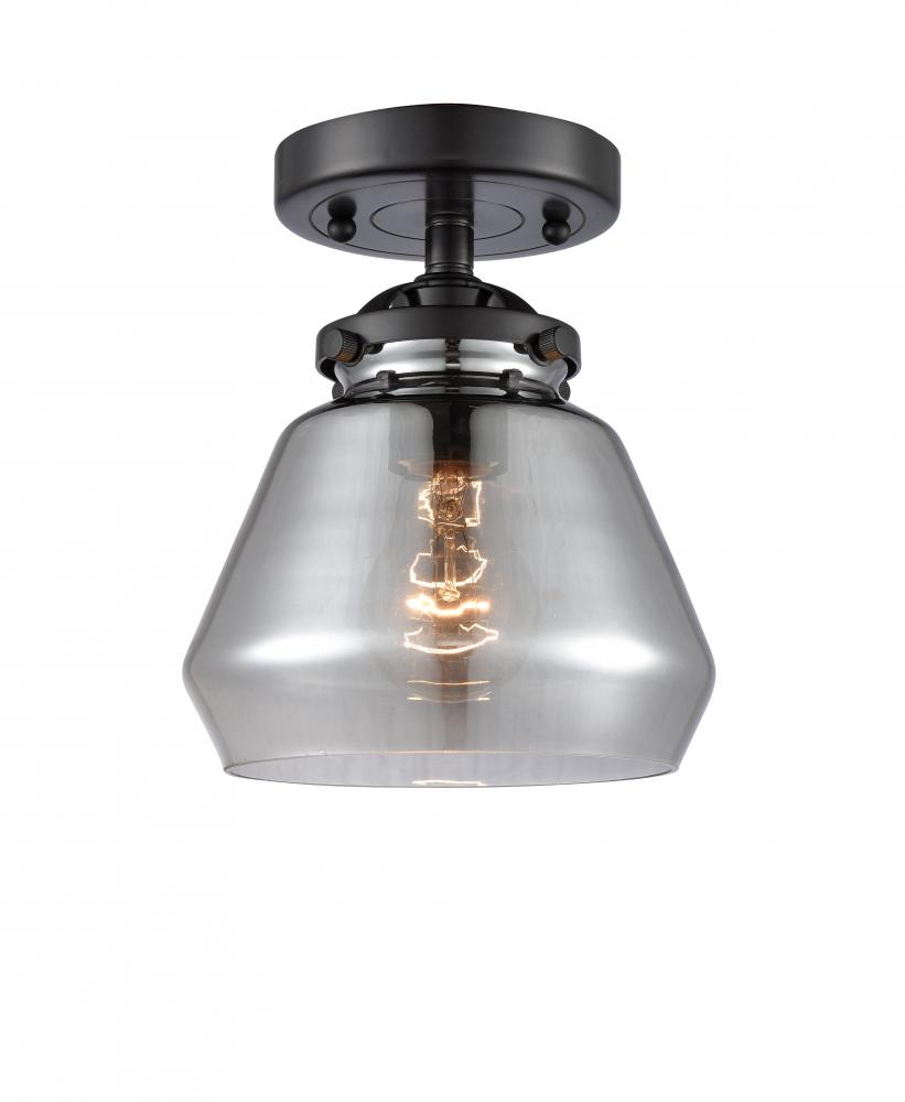 Fulton - 1 Light - 7 inch - Oil Rubbed Bronze - Semi-Flush Mount