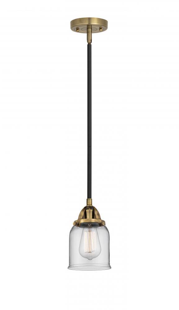 Bell - 1 Light - 5 inch - Black Antique Brass - Cord hung - Mini Pendant