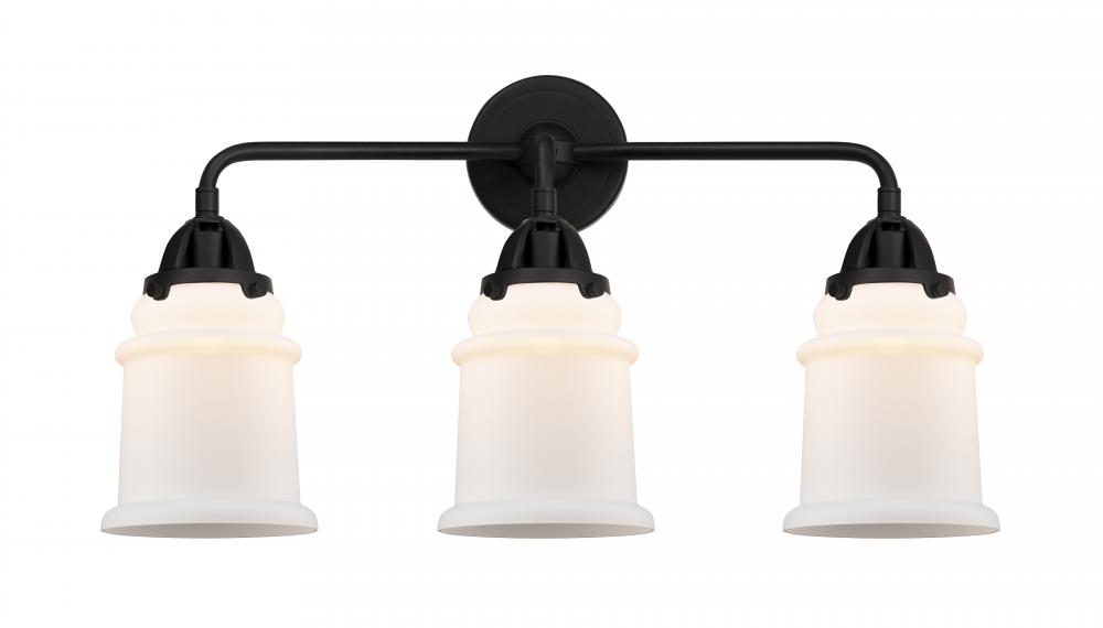 Canton - 3 Light - 24 inch - Black Antique Brass - Bath Vanity Light