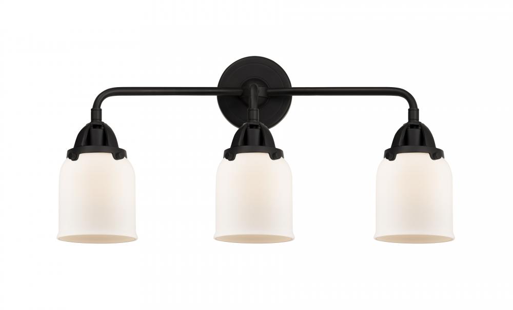 Bell - 3 Light - 23 inch - Matte Black - Bath Vanity Light