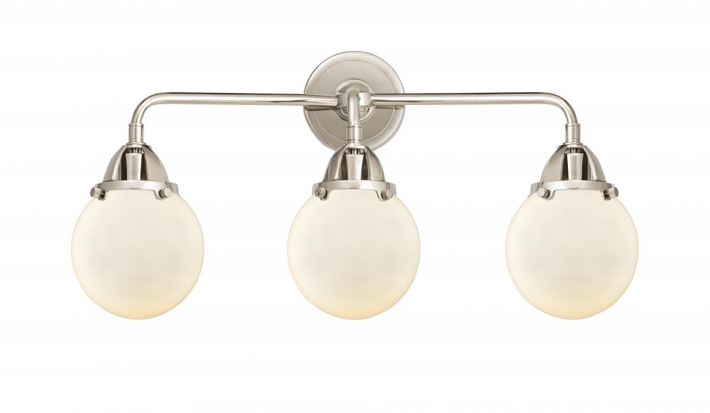 Beacon - 3 Light - 24 inch - Polished Nickel - Bath Vanity Light