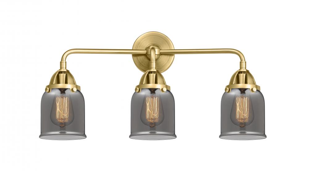 Bell - 3 Light - 23 inch - Satin Gold - Bath Vanity Light