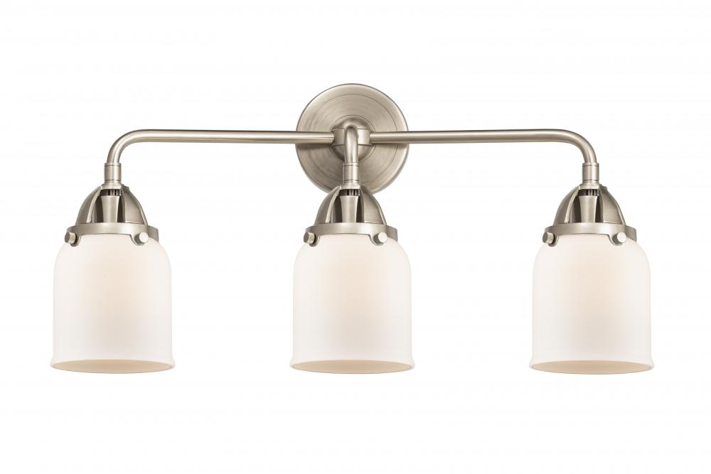 Bell - 3 Light - 23 inch - Brushed Satin Nickel - Bath Vanity Light