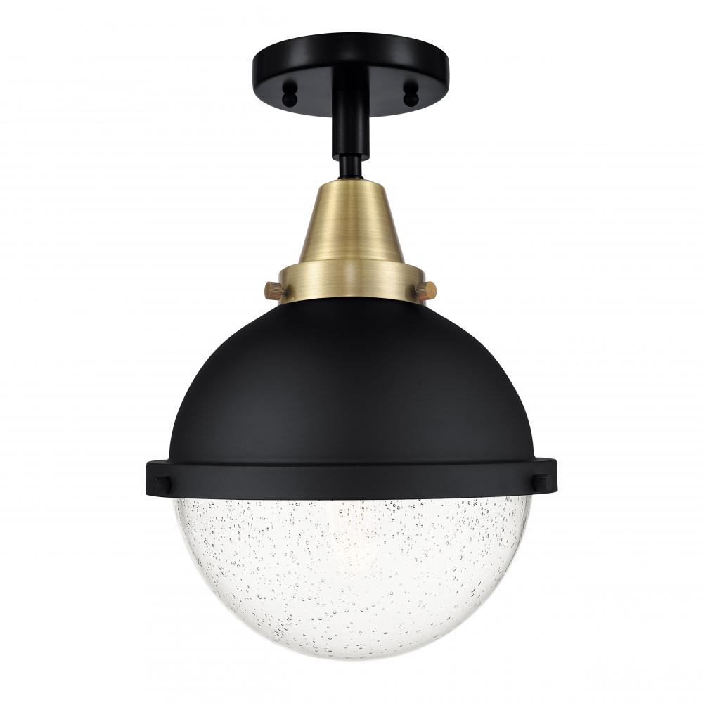 Hampden - 1 Light - 9 inch - Black Antique Brass - Flush Mount