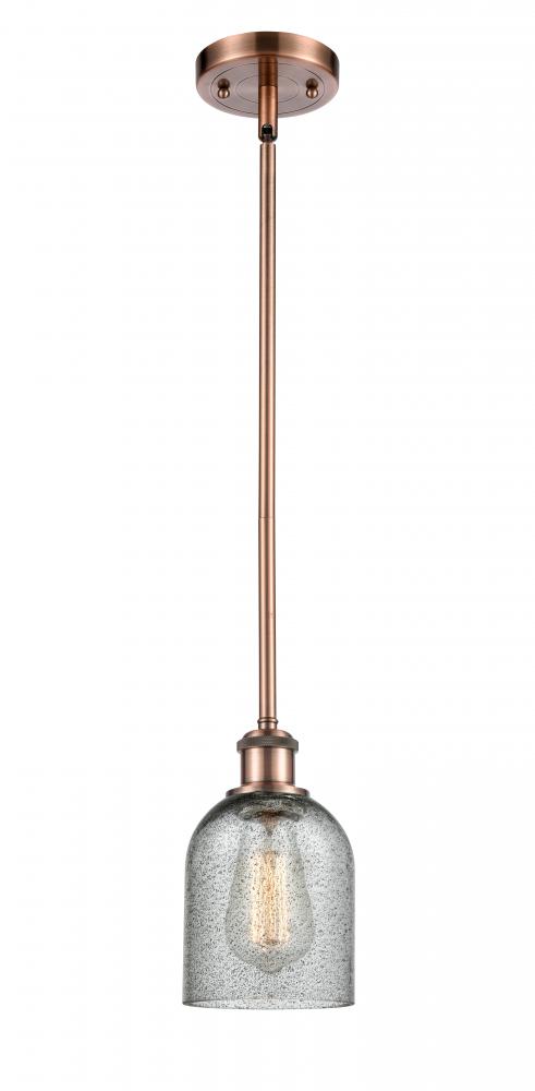 Caledonia - 1 Light - 5 inch - Antique Copper - Mini Pendant