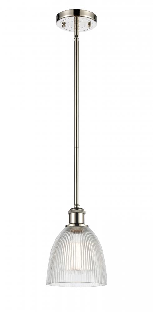 Castile - 1 Light - 6 inch - Polished Nickel - Mini Pendant