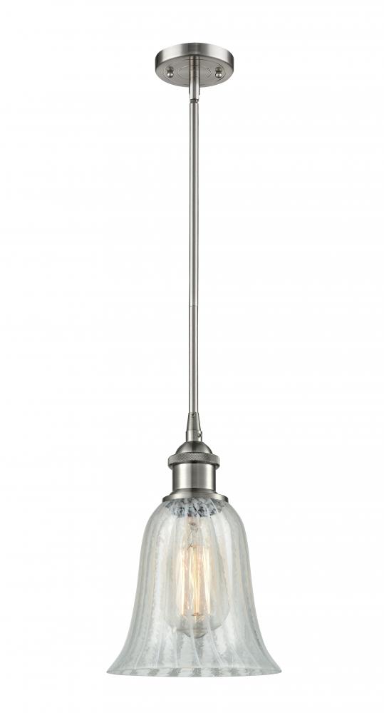 Hanover - 1 Light - 6 inch - Brushed Satin Nickel - Mini Pendant