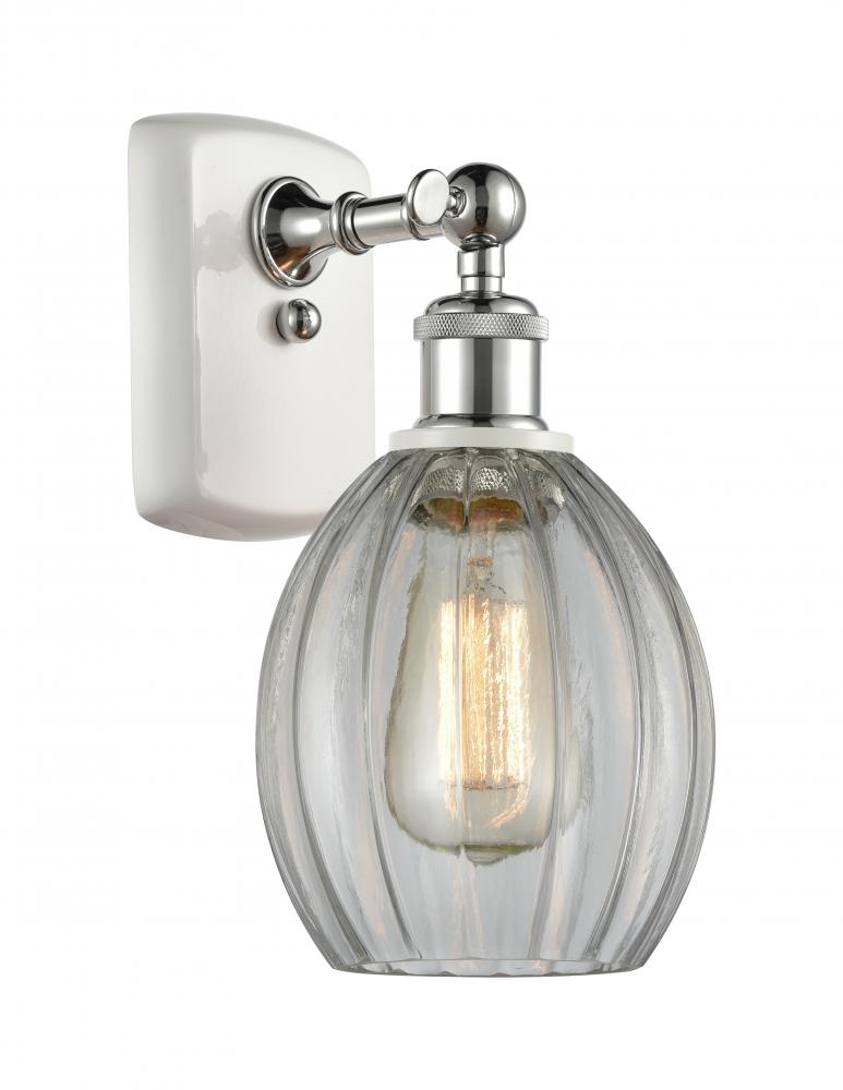 Eaton - 1 Light - 6 inch - White Polished Chrome - Sconce