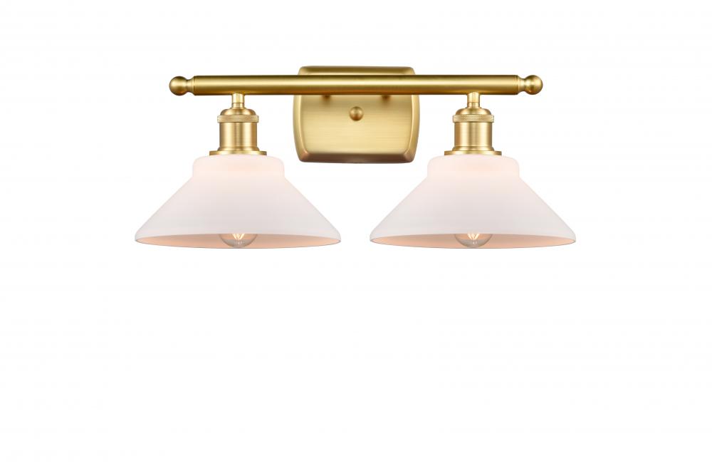 Orwell - 2 Light - 18 inch - Satin Gold - Bath Vanity Light