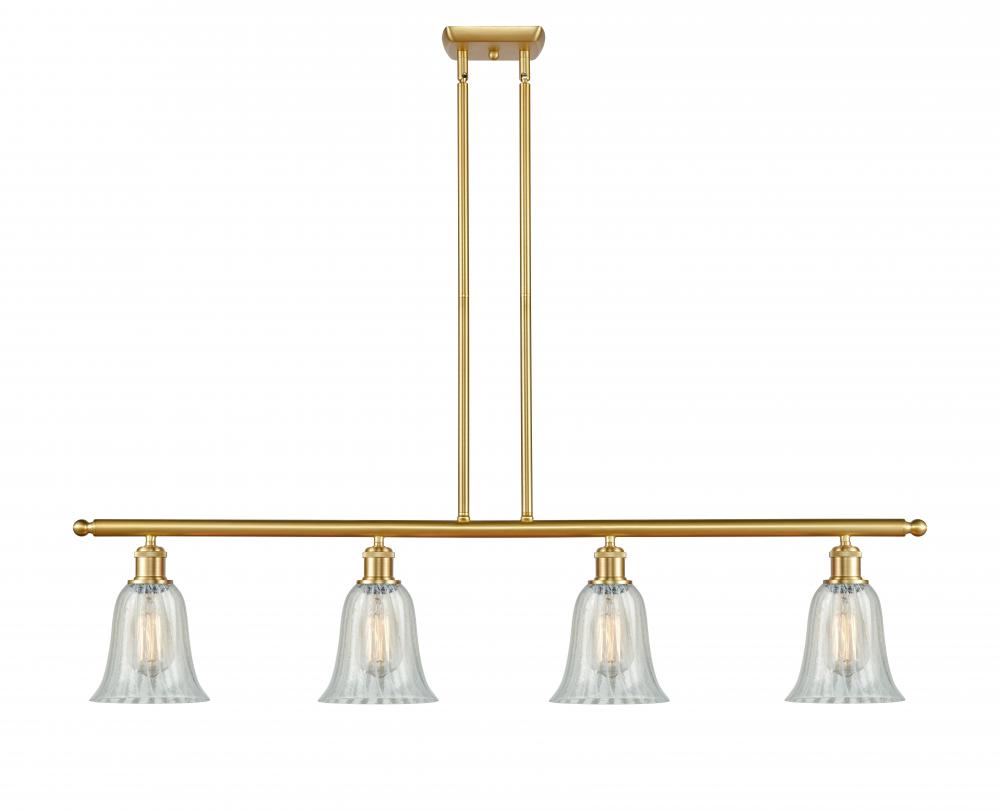 Hanover - 4 Light - 48 inch - Satin Gold - Cord hung - Island Light