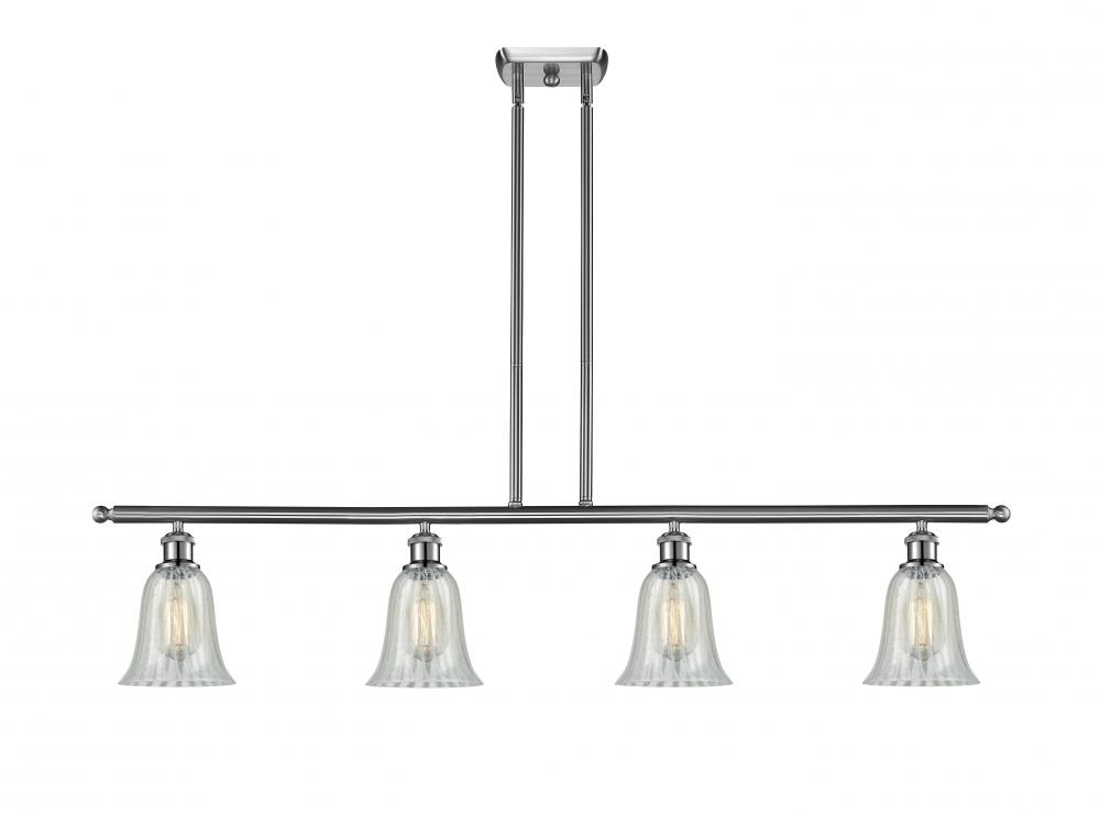 Hanover - 4 Light - 48 inch - Brushed Satin Nickel - Cord hung - Island Light