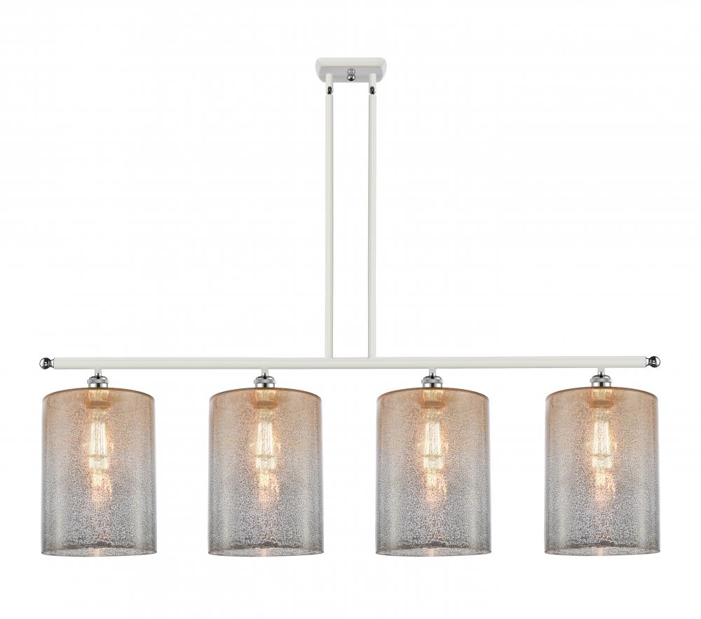 Cobbleskill - 4 Light - 48 inch - White Polished Chrome - Cord hung - Island Light