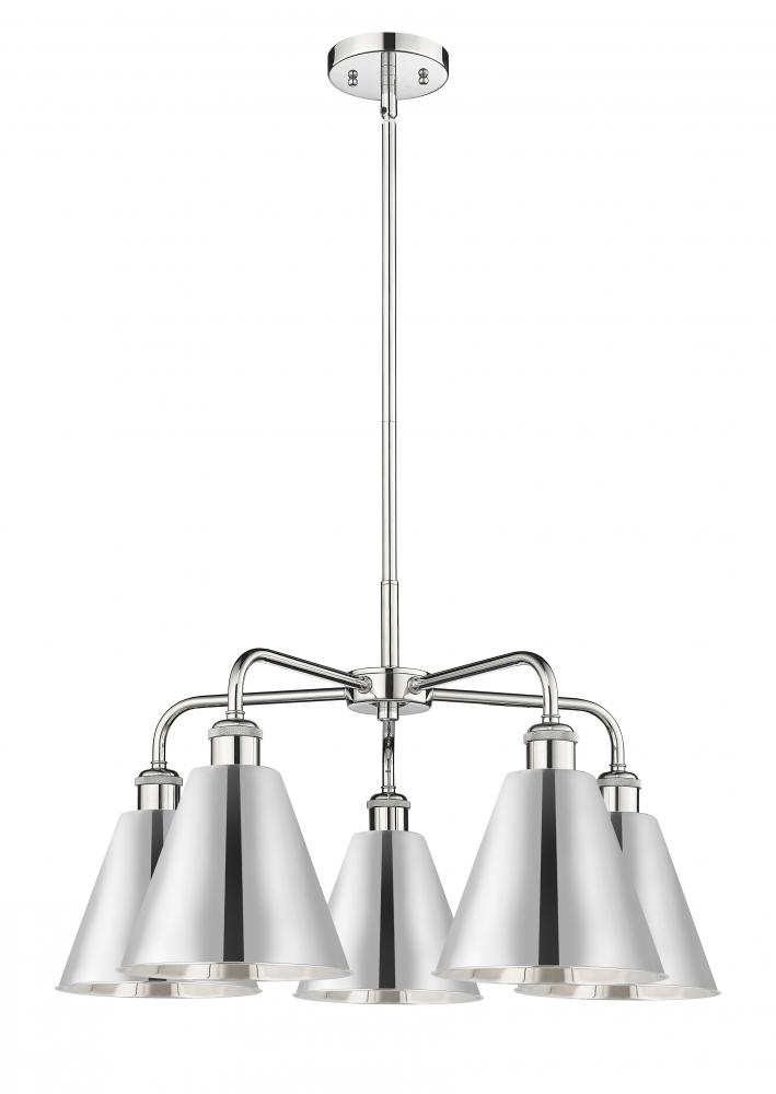 Berkshire - 5 Light - 26 inch - Polished Chrome - Chandelier