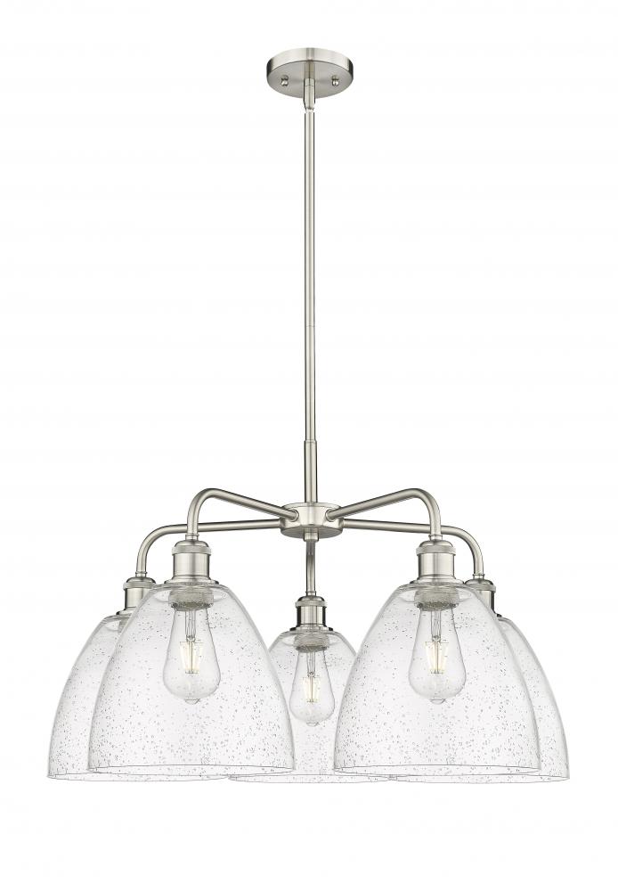 Bristol - 5 Light - 27 inch - Satin Nickel - Chandelier