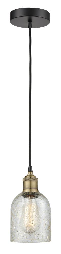 Caledonia - 1 Light - 5 inch - Black Antique Brass - Cord hung - Mini Pendant