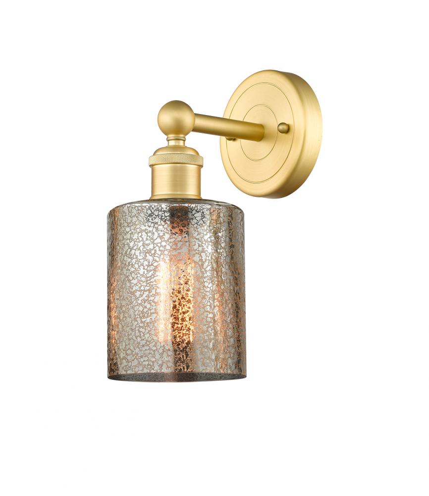 Cobbleskill - 1 Light - 5 inch - Satin Gold - Sconce