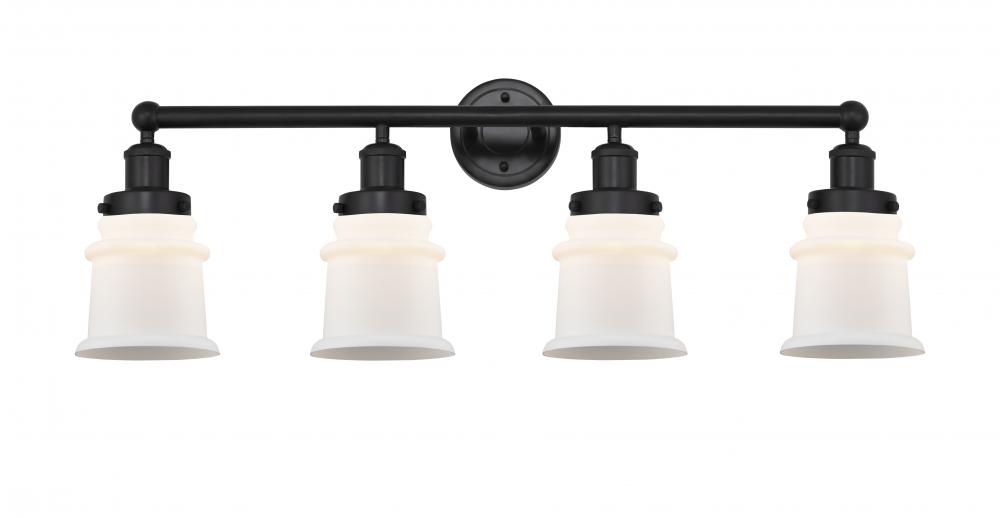 Canton - 4 Light - 32 inch - Matte Black - Bath Vanity Light