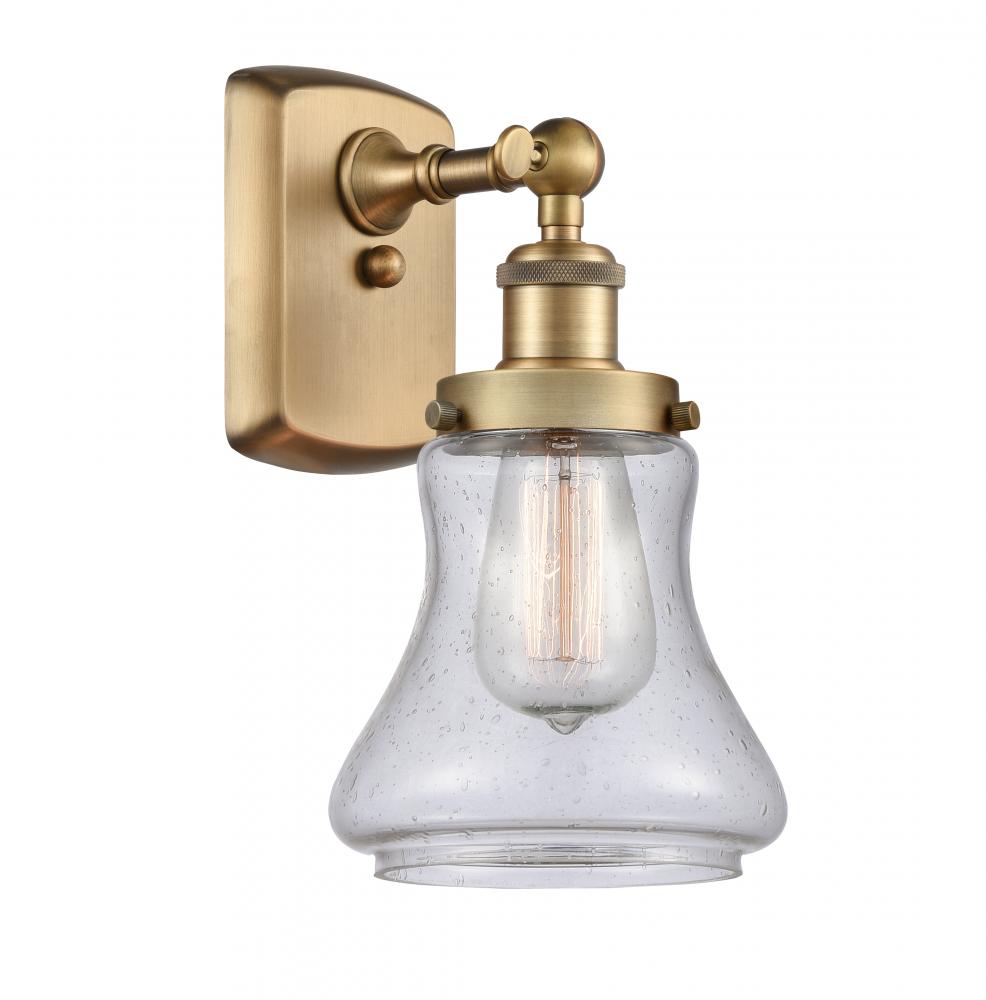 Bellmont - 1 Light - 6 inch - Brushed Brass - Sconce