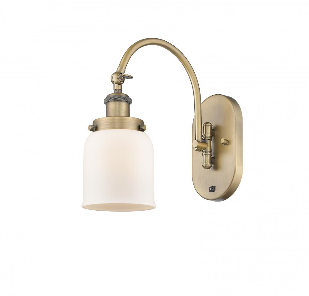 Bell - 1 Light - 5 inch - Brushed Brass - Sconce