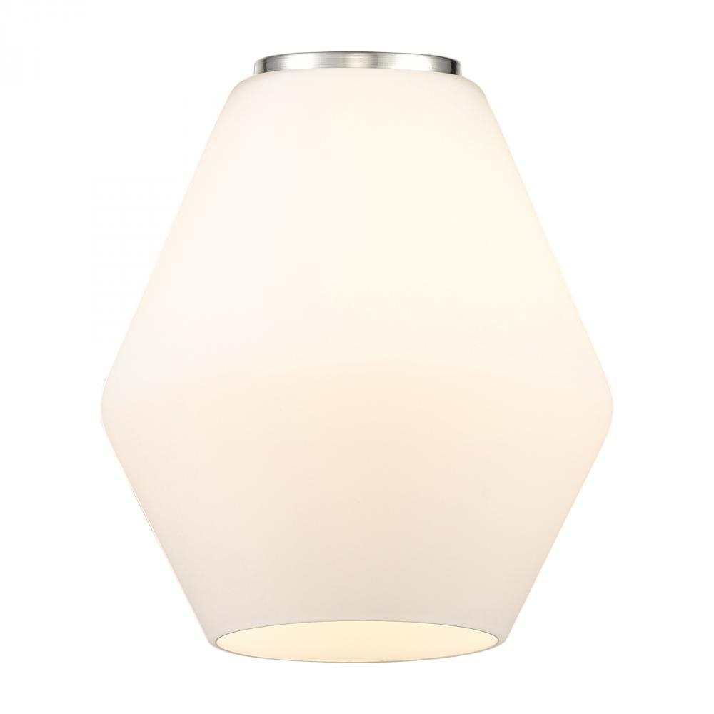 Cindyrella Light 6 inch Cased Matte White Glass