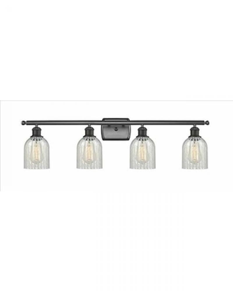 Caledonia - 4 Light - 35 inch - Matte Black - Bath Vanity Light