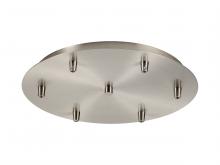  116-SN - 6 Light Round Multi Port Canopy