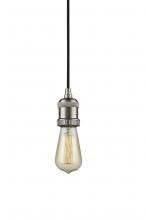  199-SN - Bare Bulb - 1 Light - 2 inch - Brushed Satin Nickel - Cord hung - Cord Set