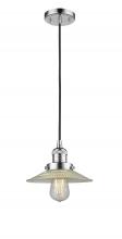 Innovations Lighting 201C-PC-G2-LED - Halophane - 1 Light - 9 inch - Polished Chrome - Cord hung - Mini Pendant