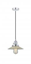  201CSW-PC-G2 - Halophane - 1 Light - 9 inch - Polished Chrome - Cord hung - Mini Pendant