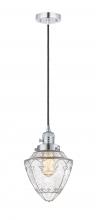  201CSW-PC-G664-7 - Bullet - 1 Light - 7 inch - Polished Chrome - Cord hung - Mini Pendant