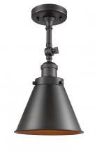 Innovations Lighting 201F-OB-M13-OB-LED - Appalachian - 1 Light - 8 inch - Oil Rubbed Bronze - Semi-Flush Mount