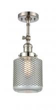 Innovations Lighting 201F-PN-G262-LED - Stanton - 1 Light - 6 inch - Polished Nickel - Semi-Flush Mount